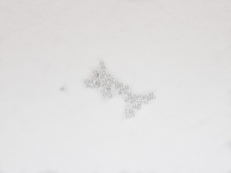 clear seed beads