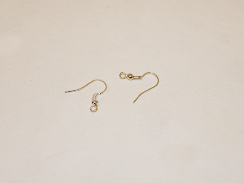 two earring hooks