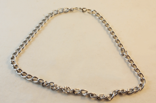 finished chunky chain necklace choker