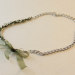 the finished ribbon bow necklace