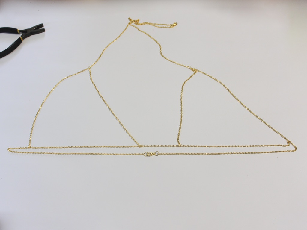 How To Diy A Y Bra Body Chain With