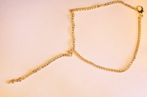 the completed chunky chain lariat