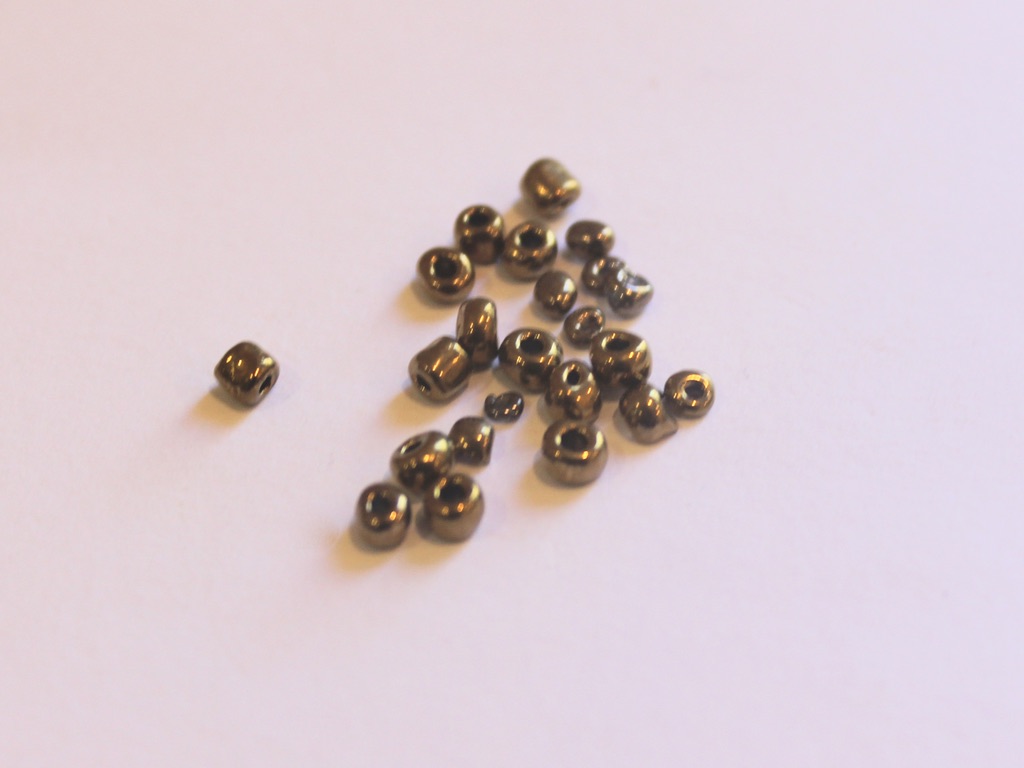 bronze coloured e-beads