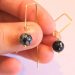 finished threader earring