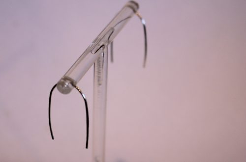 finished hammered arch earrings