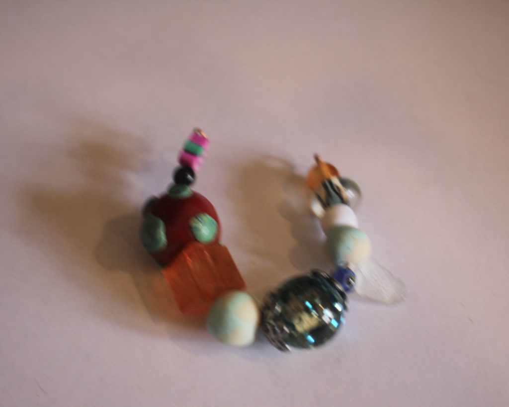 bending the wire around to form a loop